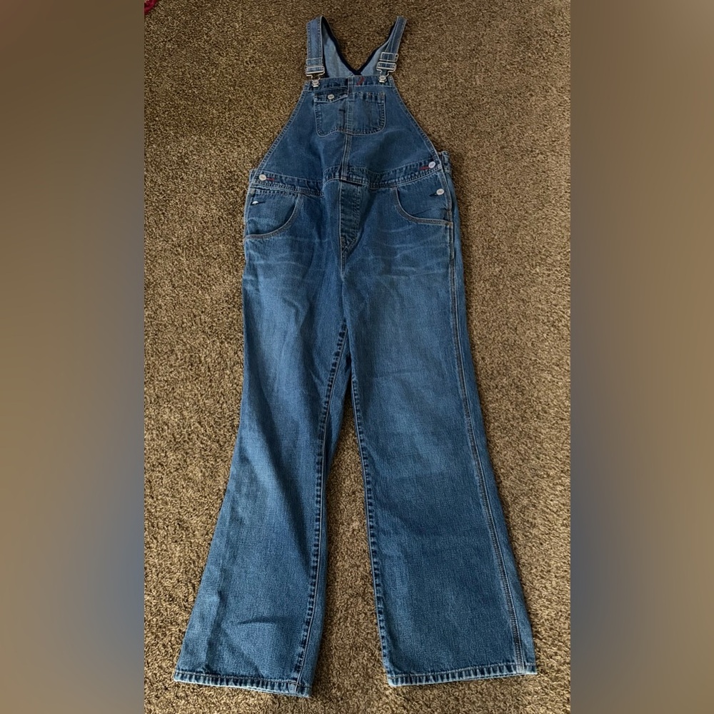 Blue Denim Maternity Overalls